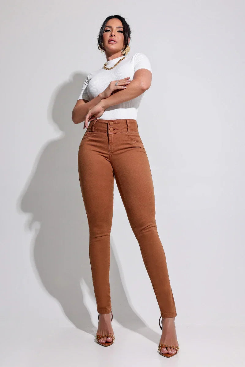 Calça Jeans Skinny Modeladora Lipo -  CH108