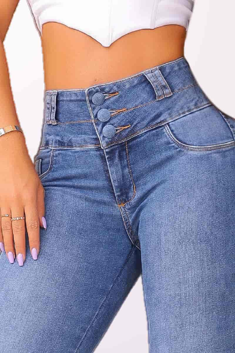 Calça Jeans Modeladora Fatal Mega Bumbum Apaixonante - CH7503