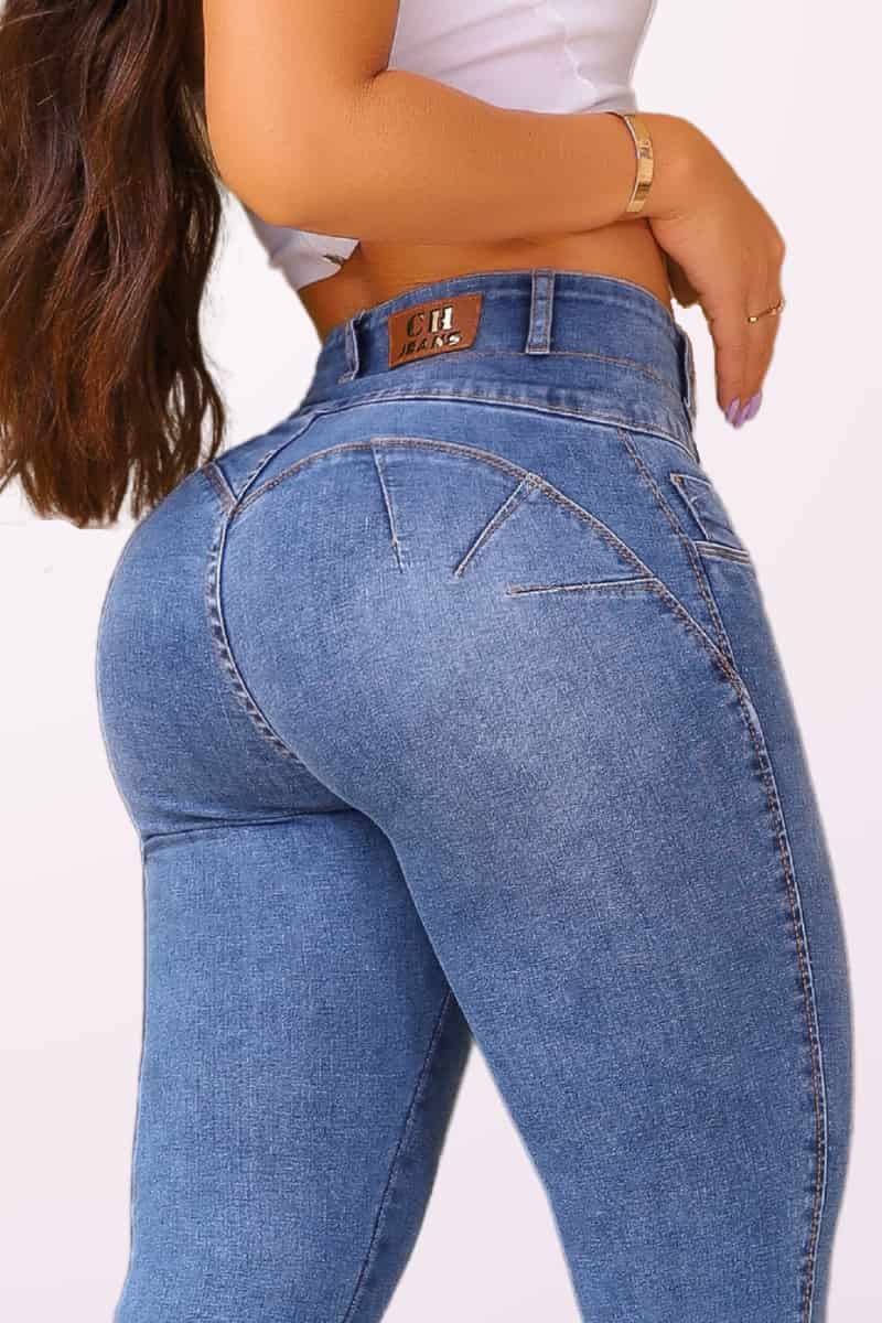 Calça Jeans Modeladora Fatal Mega Bumbum Apaixonante - CH7503