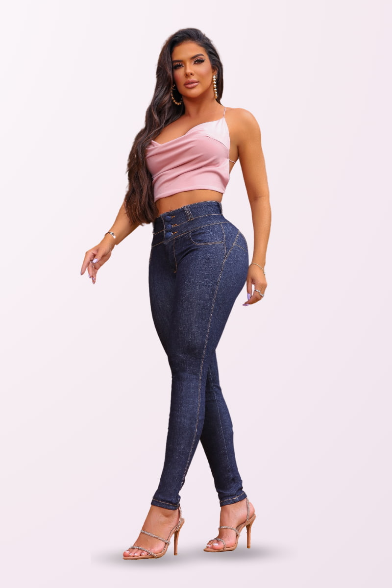 Calça Jeans Modeladora Fatal Mega Bumbum Queridinha - CH7502