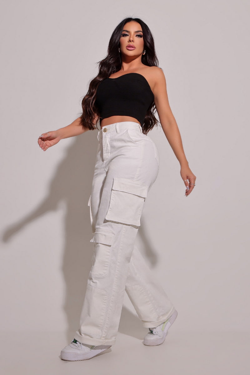 Calça Modeladora Wide Leg Magnífica - CH97